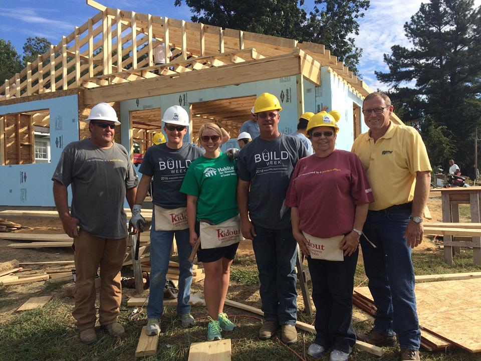 Habitat for Humanity of Greater Jonesboro Build Week 2016